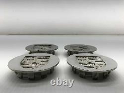 03-20 Porsche Cayenne Front & Rear Wheel Rim Disk Center Cover Cap Emblem Oem