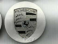 03-20 Porsche Cayenne Front & Rear Wheel Rim Disk Center Cover Cap Emblem Oem