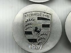 03-20 Porsche Cayenne Front & Rear Wheel Rim Disk Center Cover Cap Emblem Oem