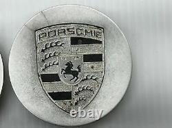 03-20 Porsche Cayenne Front & Rear Wheel Rim Disk Center Cover Cap Emblem Oem