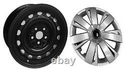(1) Road Ready 16 inch Volkswagen Jetta Wheel Rim with (4) Hubcaps