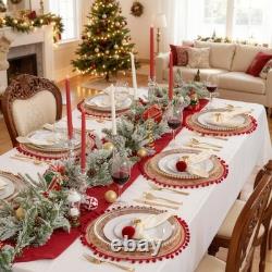 100PCS Disposable Plates White with Gold Rim for Christmas Party/Wedding