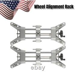 11'' to 25'' Rim 2pcs Wheel Alignment Rack Rim Clamp Mount Commercial Use