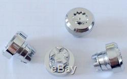 120 x Chrome Silver Plastic Wheel Rivets Nuts Rim Lip Replacement Alloys Stud J2