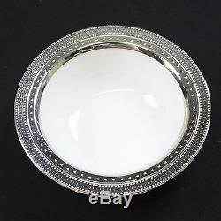 120x 12oz /340ml White Silver Rim Strong Disposable Plastic Soup Bowls Wedding