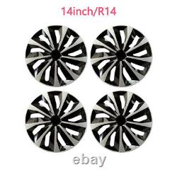 14 inch 4PCS Wheel Covers Snap On Hubcaps Full Hub Caps fit R14 Tire Steel Rim