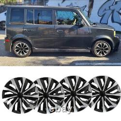 15 Set of 4 Wheel Covers Snap On Hub Caps Fit R15 Tire & Steel Rim For Scion xB