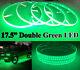 17.5 Double Row Pure Green Led Wheel Rim Lights For Truck Strobe Led Underglow