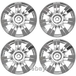 18 Replacement Rim withCenter Caps for 10-16 Cad-ill-ac SRX Wheel Silver Hubcap