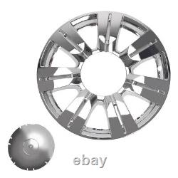 18 Replacement Rim withCenter Caps for 10-16 Cad-ill-ac SRX Wheel Silver Hubcap