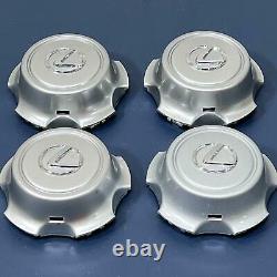 1998-2002 Lexus LX470 # 74145 16x6 Aluminum Wheel / Rim Center Caps USED SET/4