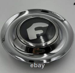 1Pc SILVER CHROME Forgiato Floating Center Cap Forgiato XL Hubcap Rim Cap 183mm