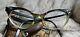 2 Vintage Bausch & Lomb Cat Eye Horn Rim Eyeglass Frames & 1 Case