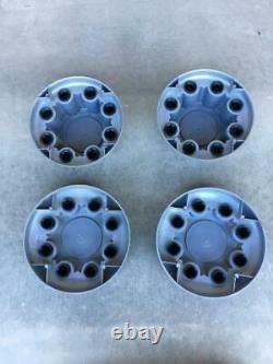 2001-2007 Chevy Silverado 3500 Drw Dually Oem Wheel Rim Center Caps Set