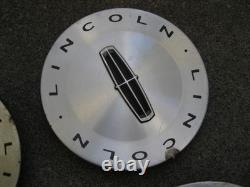 2003-2008 Lincoln Navigator Center Caps Set of 4 Silver 2L74-1A096-AD