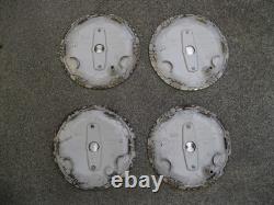 2003-2008 Lincoln Navigator Center Caps Set of 4 Silver 2L74-1A096-AD