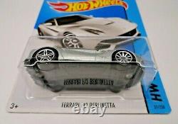 2014 Hot Wheels Silver Ferrari F12 Berlinetta Hw #31, 10sp Front Rim Error, Rare