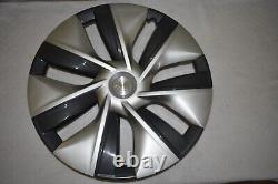 2020 2021 2022 Tesla Model Y 19 Oem Wheel Rim Hub Cover 1044235-00-b Tlk0021