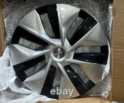 2024 Tesla Model Y OEM 19 Gemini Wheel Cover Rim HUB Caps (Set of 4)