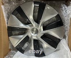 2024 Tesla Model Y OEM 19 Gemini Wheel Cover Rim HUB Caps (Set of 4)