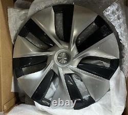 2024 Tesla Model Y OEM 19 Gemini Wheel Cover Rim HUB Caps (Set of 4)