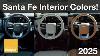 2025 Hyundai Santa Fe Black Vs Gray Vs Brown Interior Side By Side Comparison