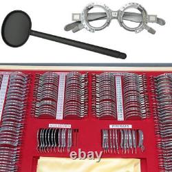 266pcs Optical Trial Lens Set Plastic Rim Plastic Frame Aluminum Case