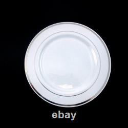 30-180 People Wedding Plastic Dinner Salad Plates Heavyweight Silverware 9 & 7