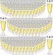 300 Pcs Plastic Champagne Flutes Bulk, 4.5 Oz Clear Disposable Champagne Flutes