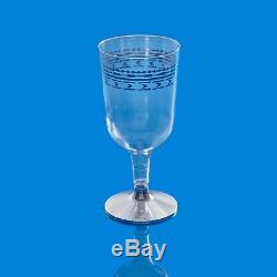 300 x Strong Disposable Plastic Wine Glasses 170ml /6oz Fancy Silver Rim Design