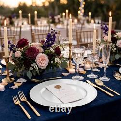 36 Pack 13 Inch Beaded Rim Silver Plastic Round Dinner Charger Plates