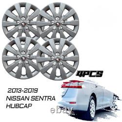 4 16inch Hubcap Fit For 2013-2019 Sentra 16 Wheel Cover Tire&Steel Rim