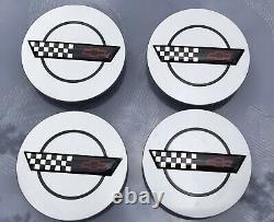 4 Corvette 10137865 Chevrolet Genuine Oem Wheel Center Caps Just Found Nice