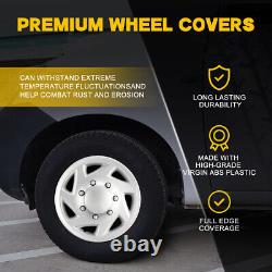 4 For E350 E450 Econoline Van 16 Full Wheel Covers Hub Caps Rim Simulators Hubs