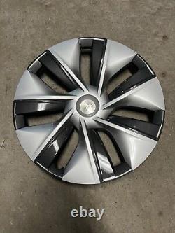 4 Like New OEM 2022 Tesla Model Y Gemini 19 Wheel Cover Hub Cap Rim 1044235-00B