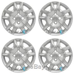 4 NEW 16 Silver Bolt On Hubcaps Rim Wheel Covers for 2007-2012 NISSAN SENTRA