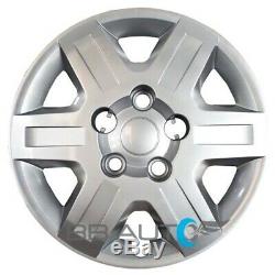 4 NEW 16 Silver Bolt On Hubcaps Rim Wheel Covers for 2008-2016 Caravan Journey
