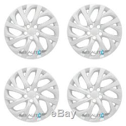 4 NEW 16 Silver Hubcaps Rim Full Wheel Covers for 2009-2019 TOYOTA COROLLA