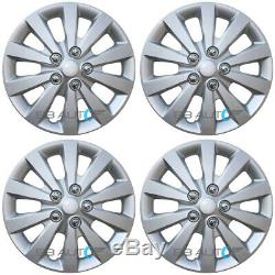 4 NEW 16 Silver Hubcaps Rim Wheel Covers SET for 2013-2019 NISSAN SENTRA