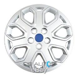 4 NEW 16 inch Silver Hubcaps Rim Wheel Covers Set for 2012-2014 FORD FOCUS