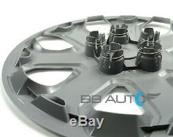 4 NEW 16 inch Silver Hubcaps Rim Wheel Covers Set for 2012-2014 FORD FOCUS