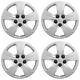 4 New 15 Bolt On Wheel Covers Hub Caps Fit Steel Rim For 2016-2018 Chevy Cruze