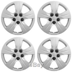4 New 15 Bolt On Wheel Covers Hub Caps fit Steel Rim for 2016-2018 Chevy Cruze