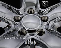 4 New 2011-2014 Ford Edge SEL SE 18 Chrome Wheel Skins Hub Caps Full Rim Covers