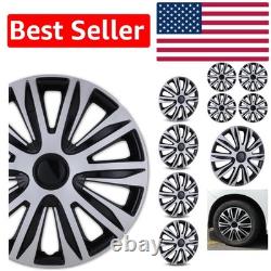 4-Pack 16-Inch Wheel Rim Covers Fits Most Vehicles, Easy Install