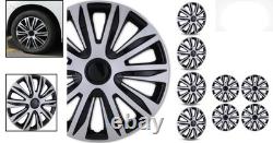 4-Pack 16-Inch Wheel Rim Covers Fits Most Vehicles, Easy Install