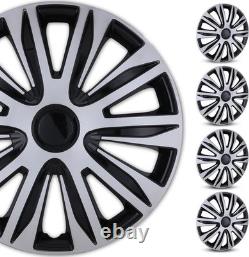4-Pack 16-Inch Wheel Rim Covers Fits Most Vehicles, Easy Install