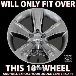 4 fit Dodge Charger 2015 16 17 18 Black 18 Wheel Skins Hub Caps Full Rim Covers