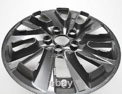 4 fits Toyota Camry LE 2021-2023 Black 17 Wheel Skins Full Rim Covers Hub Caps