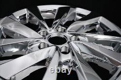 4 fits Toyota Camry LE 2021-2023 Chrome 17 Wheel Skins Full Rim Covers Hub Caps